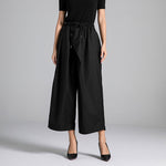 Retro Pleated High Waist Loose Straight Pants