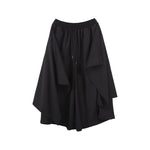 Loose Cropped Culottes Hakama Pants