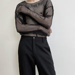 Transparent Long-sleeved T-shirt