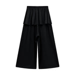 Women's Faux Two-Piece Casual Pants