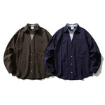Casual Oversized Faux Two-piece Shirt