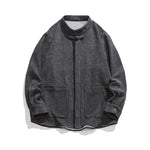 Stand Collar Retro Loose Casual Shirt
