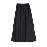 Drawstring High Waist Loose A-line Skirt