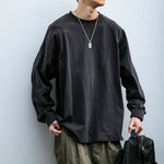 Loose Washed Crew Neck Casual Sweatshirt