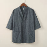 Cardigan Vintage Button Jacquard Shirt