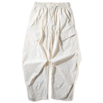 Multi-pocket Loose Curved Trousers