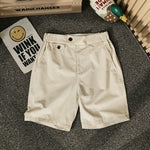 Wide-leg Casual Cotton Shorts