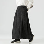 Hanfu Tie Pleated Skirt Hakama Pants