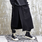 Black Drawstring Culottes