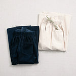 Corduroy Elastic Waist Midi Skirt