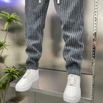 Zebra-print Loose Casual Sweatpants