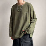Crew Neck Linen Casual Loose T-shirt