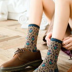 Ethnic Cute Floral Socks