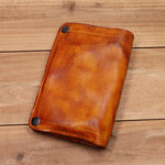 Retro Handmade Leather Wallet Multi Card Slots Wallet