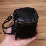 Retro Leather Square Coin Purse