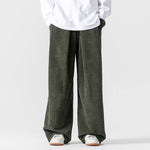 Corduroy Loose Straight Wide-leg Pants