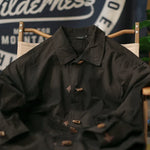 Horn Buttoned Loose Pointed Collar Shirt
