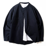 Stand-up Collar Casual Shirt