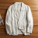 American Retro Casual Linen Blazer