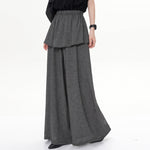 Women's Faux Two-Piece Casual Pants