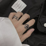 Hollow Titanium Steel Ring