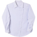Statement Drawstring Lapel Long Sleeve Shirt