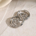 Timeless Gold Spiral Earrings