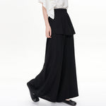 Women's Faux Two-Piece Casual Pants