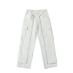 Zip-decorated Casual Pants