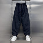 Loose-fitting Breathable Mesh Scimitar Casual Pants