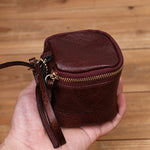Retro Leather Square Coin Purse