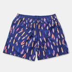 Stowable Surfboard Print  Swim Shorts