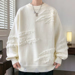Retro Lazy Crew Neck Sweater