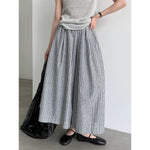 Striped Casual Loose Wide-leg Pants