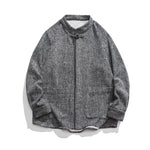 Stand Collar Retro Loose Casual Shirt