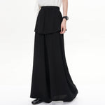 Women's Faux Two-Piece Casual Pants