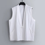 Sleeveless Button Vest