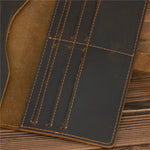 Retro Bifold Multi-card slot Leather Wallet