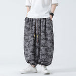 Loose Zen Embroidered Wide Leg Pants