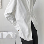 Simple Stand-up Collar Shirt
