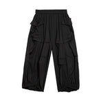 Women's Pleated Loose Casual Capri Pants