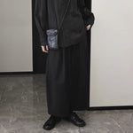 Patchwork Casual Wide-Leg Suit Lantern Pants