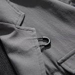 Loose-fitting Curved Lapel Blazer