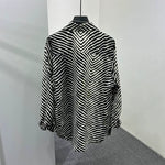 Striped Print Loose Shirt