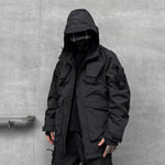 Dark Multi-pocket Functional Techwear Jacket