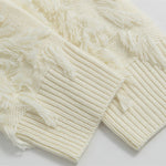 Round Neck Solid Color Knitted Sweater