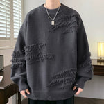 Retro Lazy Crew Neck Sweater