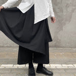 Irregular Loose Multi-layered Wide-leg Pants