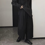Patchwork Casual Wide-Leg Suit Lantern Pants