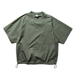 Quick-Drying Crew Neck T-Shirt with Drawstring